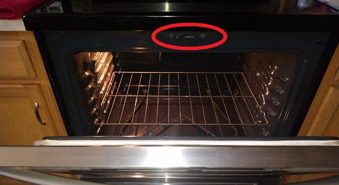 Image of oven door latch hook
