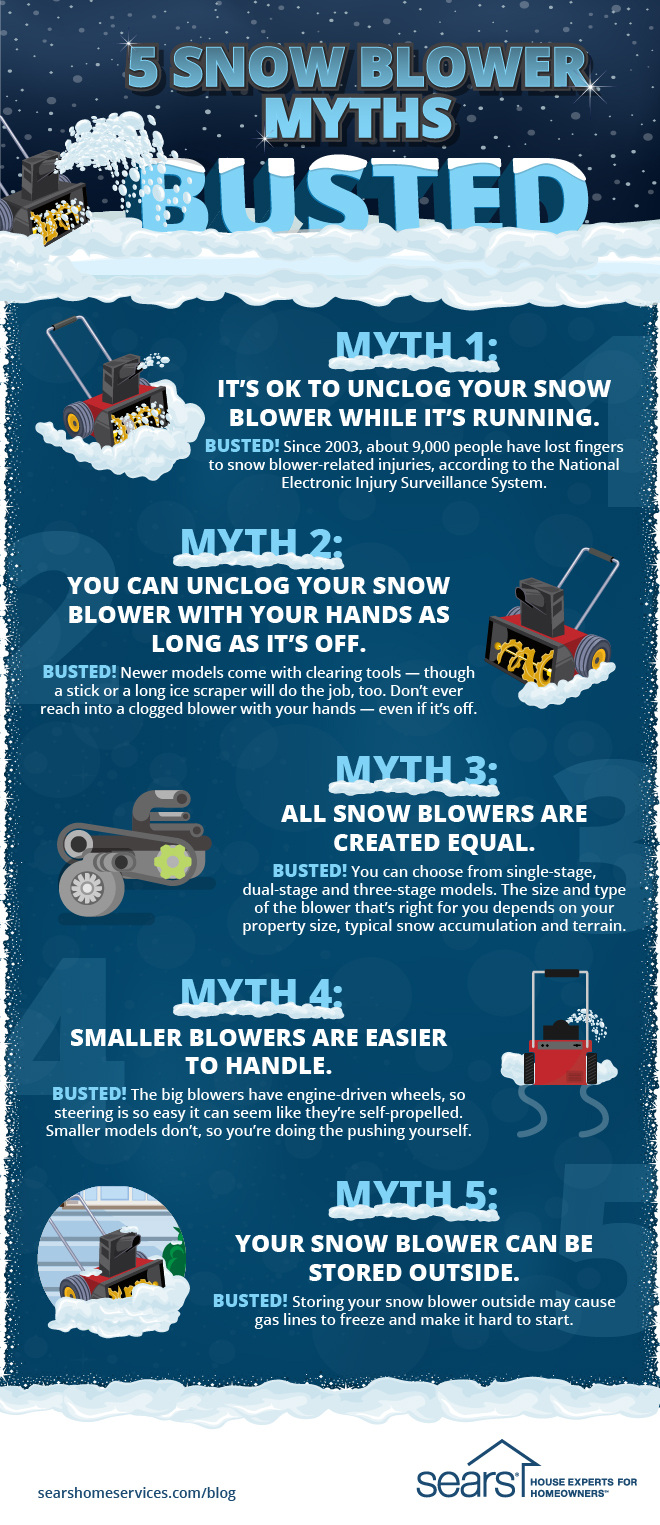 Snow blower myths
