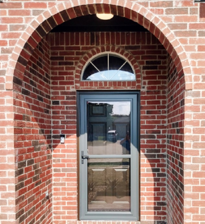 Image of new entry door