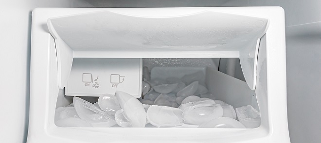 Image of refrigerator ice maker making noise