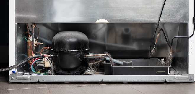 Image of refrigerator compressor making noise