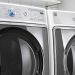 front load washer and dryer in laundry room