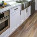 Kitchen with engineered wood floors