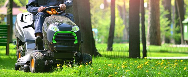 how to fix a riding lawn mower