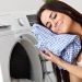 Image of homeowner happy with dryer